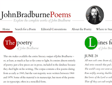 Tablet Screenshot of johnbradburnepoems.com